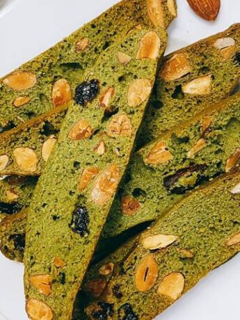 banh biscotti tra xanh nguyen cameat clean recipe main photo | Ăn Chay, Thuần Chay, Quán Chay & Nhà Hàng Chay