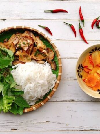 bun nam nuong chay recipe main photo | Ăn Chay, Thuần Chay, Quán Chay & Nhà Hàng Chay
