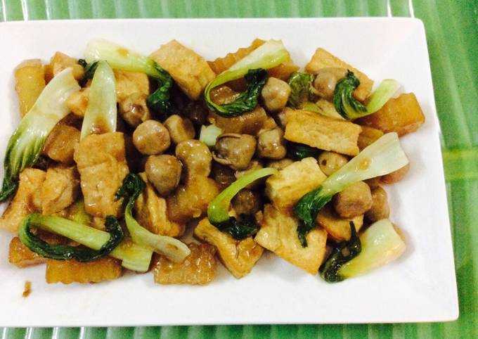 nam xao cai thia voi dau phu recipe main photo | Ăn Chay, Thuần Chay, Quán Chay & Nhà Hàng Chay