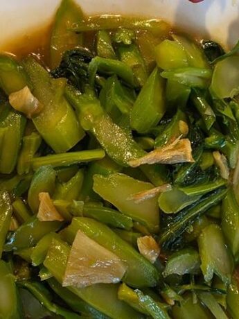 cai lan xao gung recipe main photo | Ăn Chay, Thuần Chay, Quán Chay & Nhà Hàng Chay