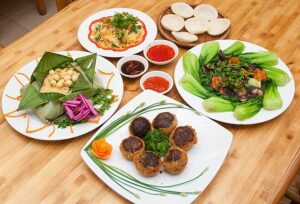 4520 nha hang chay Huong Sen set menu chay dac biet danh cho 2 nguoi 1 | Ăn Chay, Thuần Chay, Quán Chay & Nhà Hàng Chay