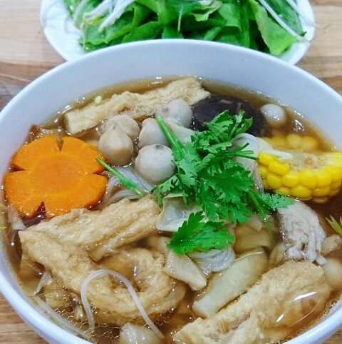 hu tieu chay don gian recipe main photo | Ăn Chay, Thuần Chay, Quán Chay & Nhà Hàng Chay