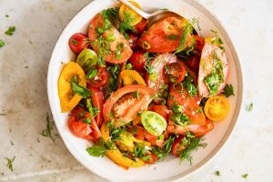 Tomato Salad with Herbs 7 Edit | Ăn Chay, Thuần Chay, Quán Chay & Nhà Hàng Chay